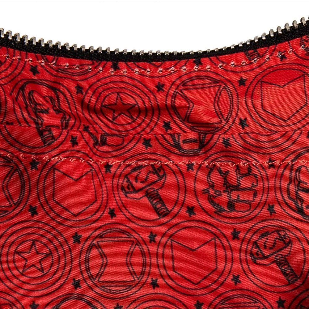 Loungefly x Marvel Tatoo Crossbody w/ Coin Pouch - Picture 3 of 7